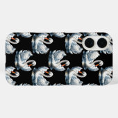 Zwaanvogels patroon ontwerp Case-Mate iPhone case (Achterkant (horizontaal))