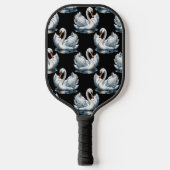 Zwaanvogels patroon ontwerp pickleball paddle (Voorkant)