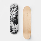 Zwaar als een Lion schaats Board Persoonlijk Skateboard (Voorkant)