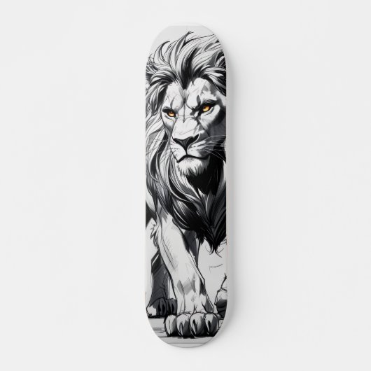 Zwaar als een Lion schaats Board Persoonlijk Skateboard (Voorkant)