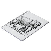 Zwaar Arceren Olifant Notitieboek (Linkerzijde)
