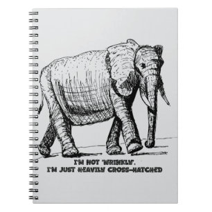 Zwaar Arceren Olifant Notitieboek