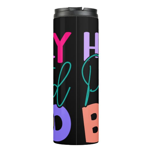 Zwaar beschermd door God Thermosbeker (Achterkant)