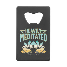 Zwaar geMediteerd - Yoga Creditkaart Flessenopener