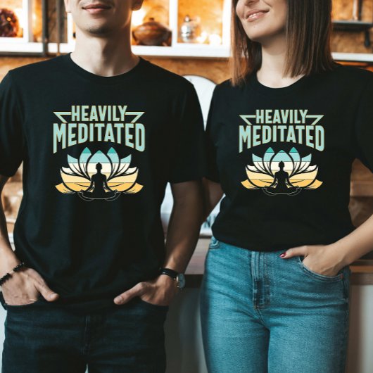 Zwaar geMediteerd - Yoga T-shirt