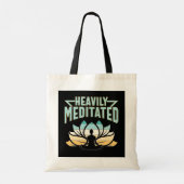 Zwaar geMediteerd - Yoga Tote Bag (Achterkant)