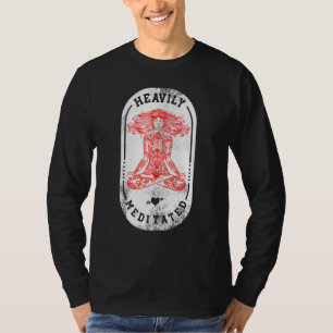 Zwaar gemediteerde Spirituele yoga T-shirt