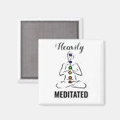 Zwaar geMeditteerde Chakra Meditation Magnet (Voorkant / Achterkant)