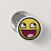 Zwaar is spion! ronde button 3,2 cm (Voorkant /achterkant)