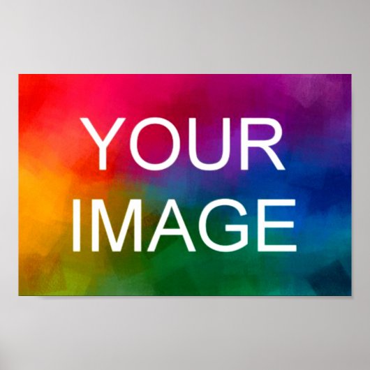 Zwaar Matte Papier Maak Je Eigen Foto Poster (Voorkant)