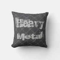 Zwaar metaal geschreven op een Lattice Metal Textu