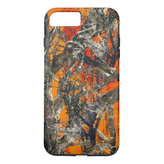 Zwaar Oranje Camo Case-Mate iPhone Case (Achterkant)