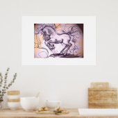 Zwaar paard poster (Keuken)