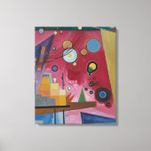 Zwaar Rood door Wassily Kandinsky Canvas Afdruk (Voorkant)