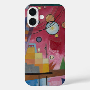 Zwaar Rood door Wassily Kandinsky iPhone 16 Hoesje