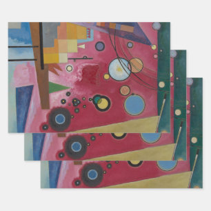 Zwaar Rood door Wassily Kandinsky Inpakpapier Vel