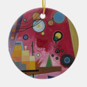 Zwaar Rood door Wassily Kandinsky Keramisch Ornament (Voorkant)