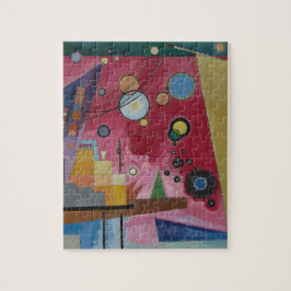 Zwaar Rood door Wassily Kandinsky Legpuzzel