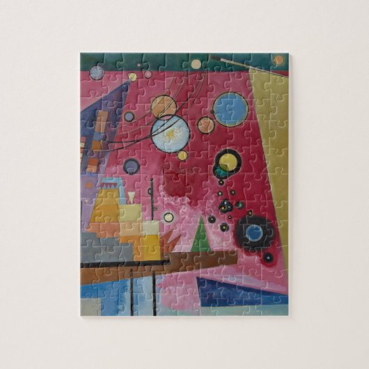 Zwaar Rood door Wassily Kandinsky Legpuzzel (Verticaal)