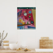 Zwaar Rood door Wassily Kandinsky Poster (Keuken)