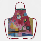 Zwaar Rood door Wassily Kandinsky Schort (Voorkant)