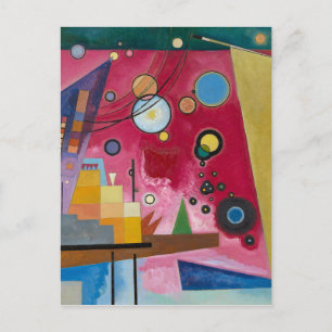 Zwaar Rood Kandinsky Briefkaart