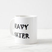 zwaar water koffiemok (Voorkant links)