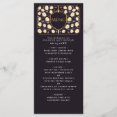 Zwaard & Schild Middeleeuwse Fantasy Monogram Brui Menu (Voorkant)