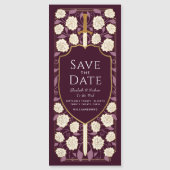 Zwaard & Schild Middeleeuwse Fantasy Sla de datum  Magnetische Uitnodiging (Voorkant)