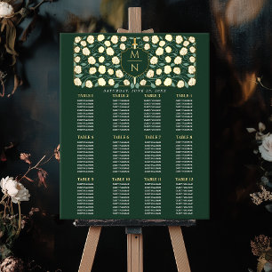 Zwaard & Schild Middeleeuwse Monogram Zitting Graf Poster