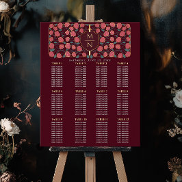 Zwaard & Schild Middeleeuwse Monogram Zitting Graf Poster