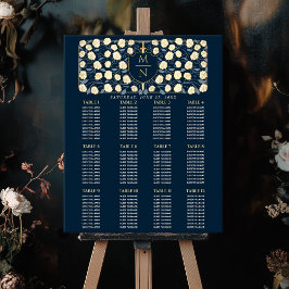 Zwaard & Schild Middeleeuwse Monogram Zitting Graf Poster