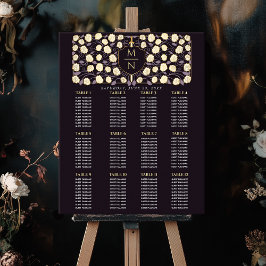 Zwaard & Schild Middeleeuwse Monogram Zitting Graf Poster