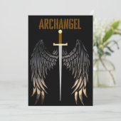 ZWAARD VAN DE AARTSENGEL KAART (Staand voorkant)