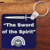 Zwaard van de Geest - Metal Sleutelhanger (Achterkant)