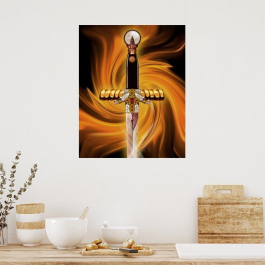 zwaard van de geest poster (Keuken)