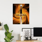 zwaard van de geest poster (Thuiskantoor)