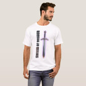 Zwaard van eer: Draag het embleem van moed T-shirt (Voorkant volledig)