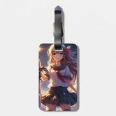 Zwaard van hoop: Kronieken van Yamato Academy Bagagelabel (Achterkant verticaal)