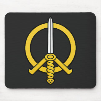 Zwaard van Vrede Embleem - Middeleeuws Vredessymbo Muismat