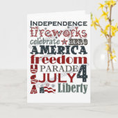 ** ZWAARDAG** OP DE **4e JULI** E N J O Y!!! Kaart (Gele Bloem)