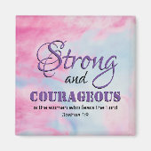 Zwaardeloos Christelijk STERK COURAGEOUS VROUW Magneet (Voorkant)