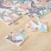 Zwaardeloos patroonpatroon Jigzaag Puzzle Legpuzzel (Zijkant)