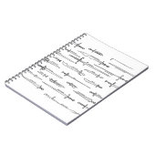 Zwaarden en middeleeuwse wapens notitieboek (Linkerzijde)