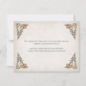 Zwaarden Gamer Fantasy Wedding Bedankkaart (Achterkant)