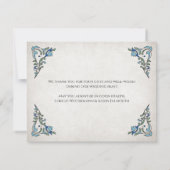 Zwaarden Gamer Fantasy Wedding Bedankkaart (Achterkant)