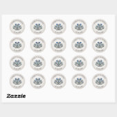 Zwaarden Gamer Fantasy Wedding Ronde Sticker (Vel)