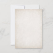 Zwaarden Gamer Fantasy Wedding RSVP Kaartje (Achterkant)