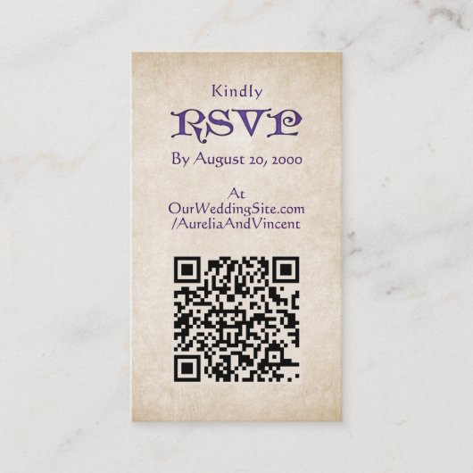 Zwaarden Keltische bruiloft Informatiekaartje (Voorkant)