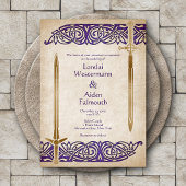 Zwaarden Keltische bruiloft Kaart